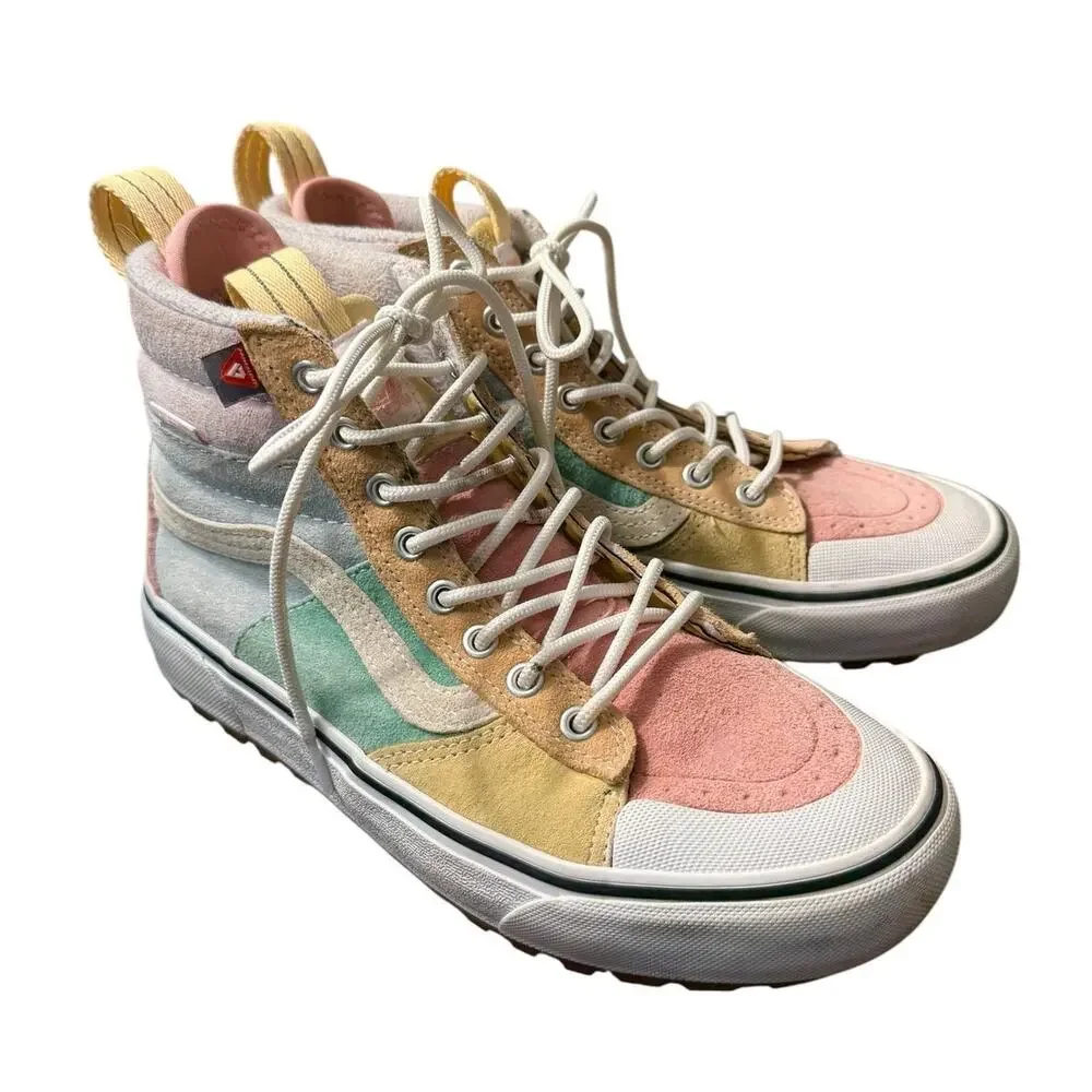 Vans Sk8-Hi MTE 2.0 DX Pastel Multi HydroGuard UltraCush Boots Women's 7.5